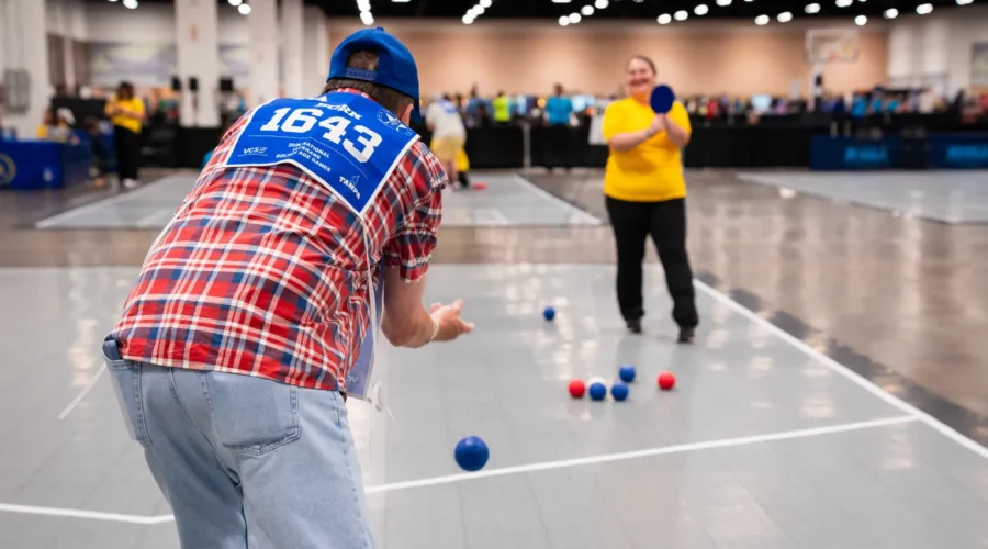 Boccia at the Golden Age Games: A funny name for a fiercely focused game 