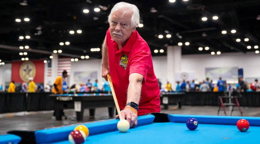 92-year-old Veteran shares secret to long life at the Golden Age Games 